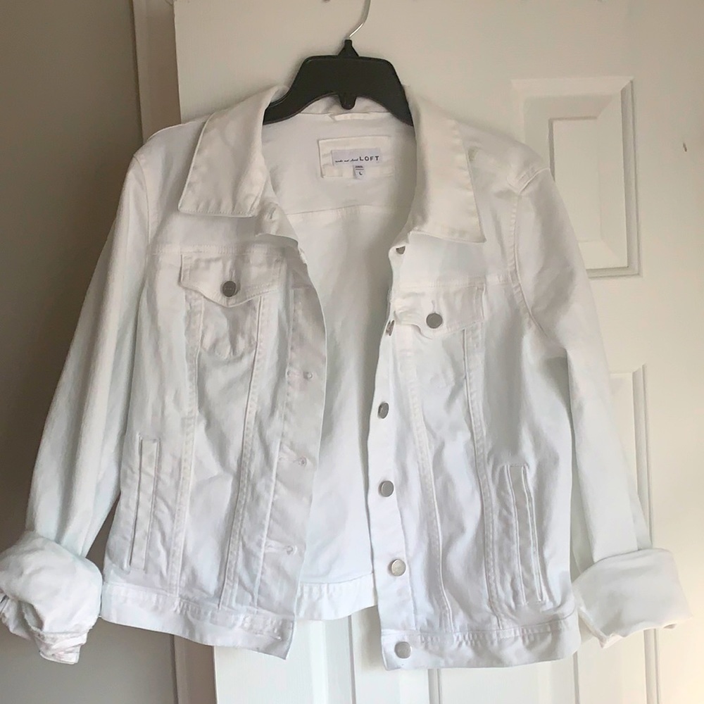 White denim jacket!